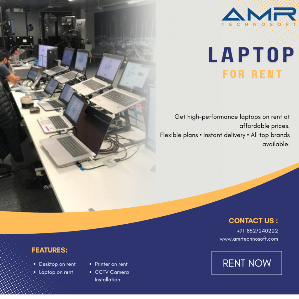 Laptop on rent near me, IT Rental Equipment solution for rent.